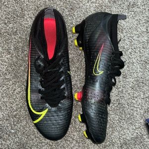 Nike Mercurial Vapor - Black/Cyber/Off Noir/Rage Green/Siren Red size 9.5 men